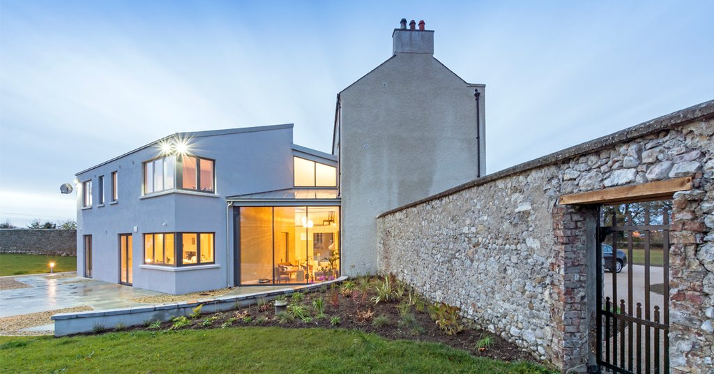 18th century building becomes a low-energy modern house